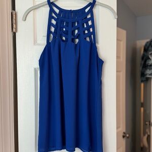 Naked Zebra Lattice Top